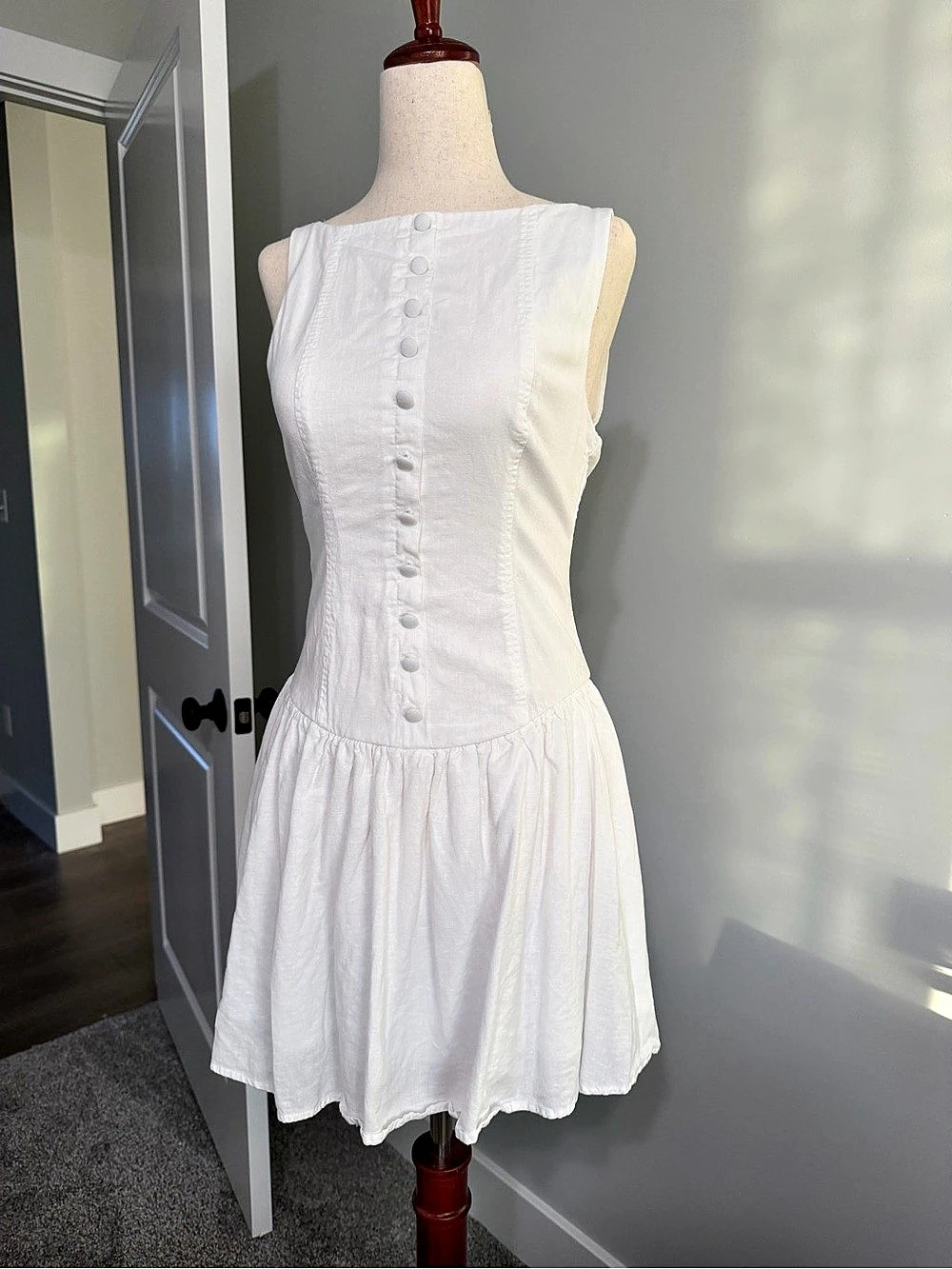 Free People White Mini Dress Like New